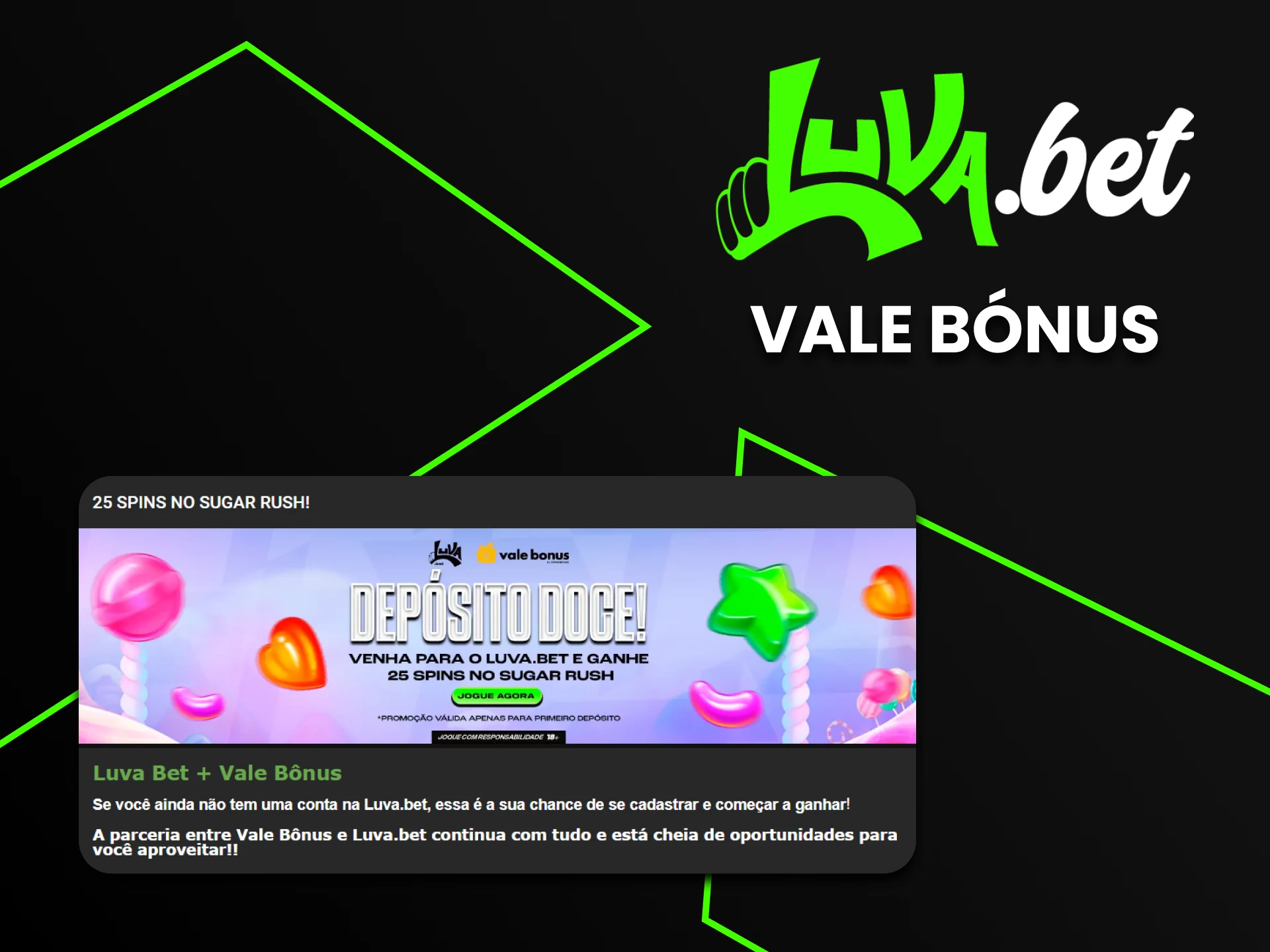 Use seu voucher de bônus da Luvabet.