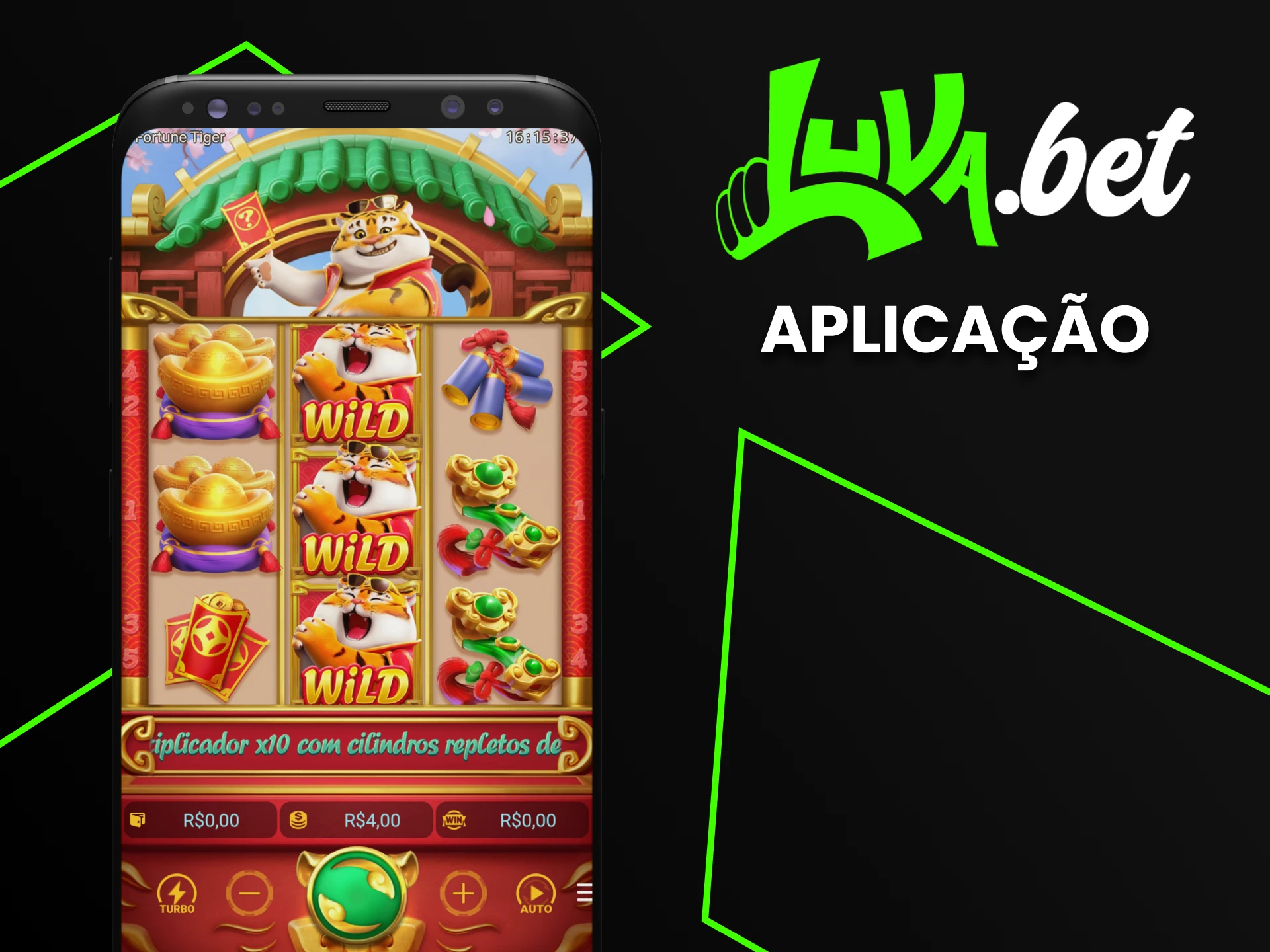 Você pode jogar Fortune Tiger usando o aplicativo luvabet.