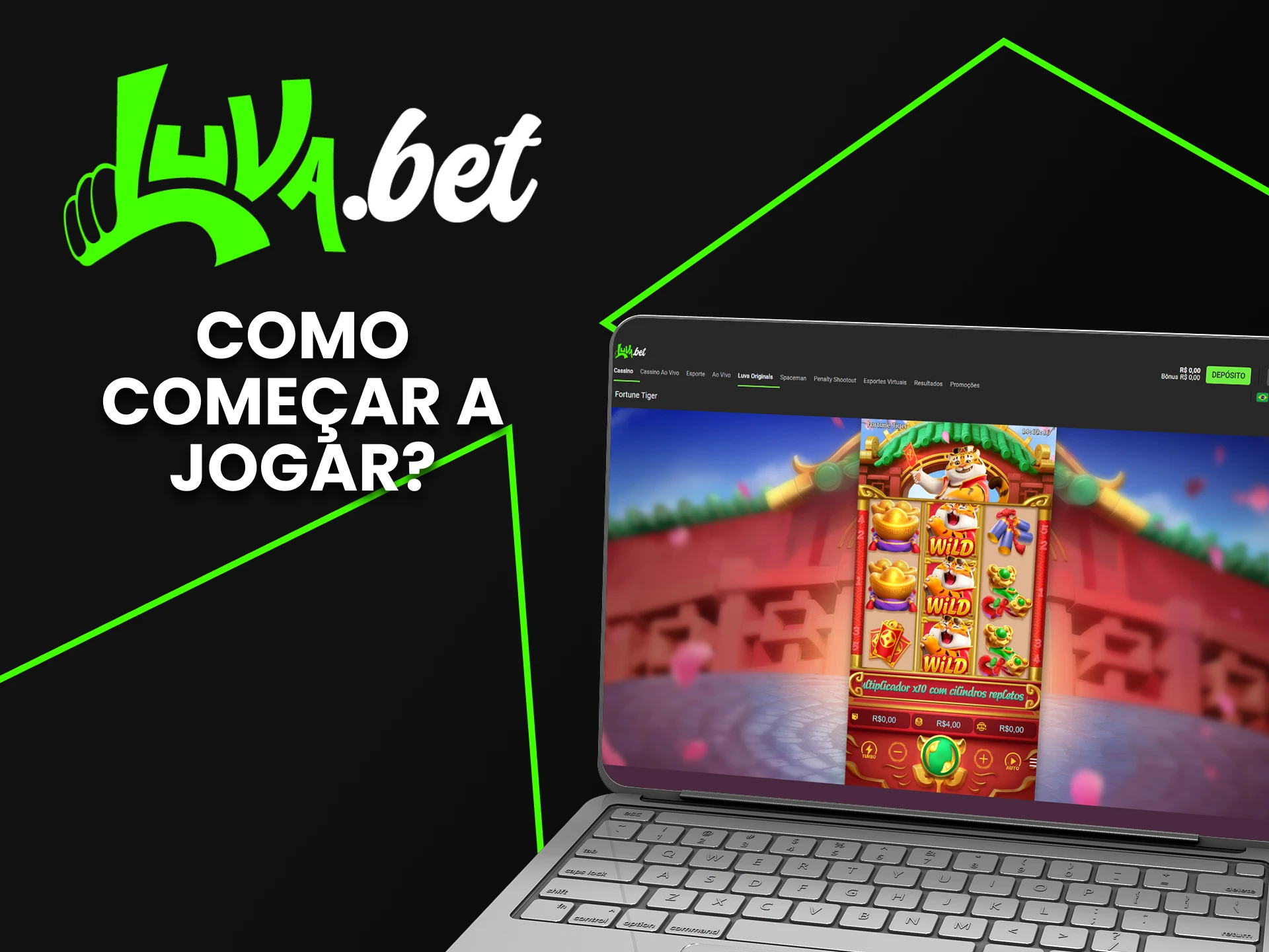 Mostraremos como jogar Fortune Tiger no Luvabet.