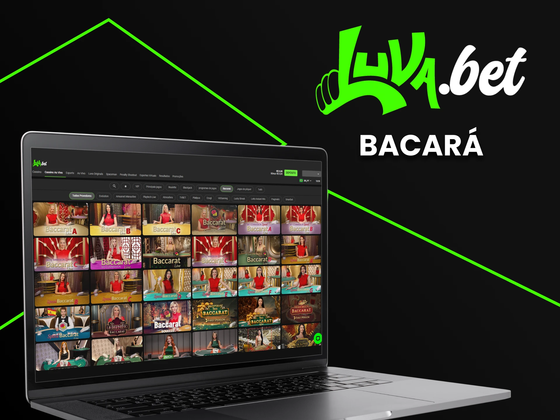 Bakara é ideal para jogos de cassino na Luvabet.