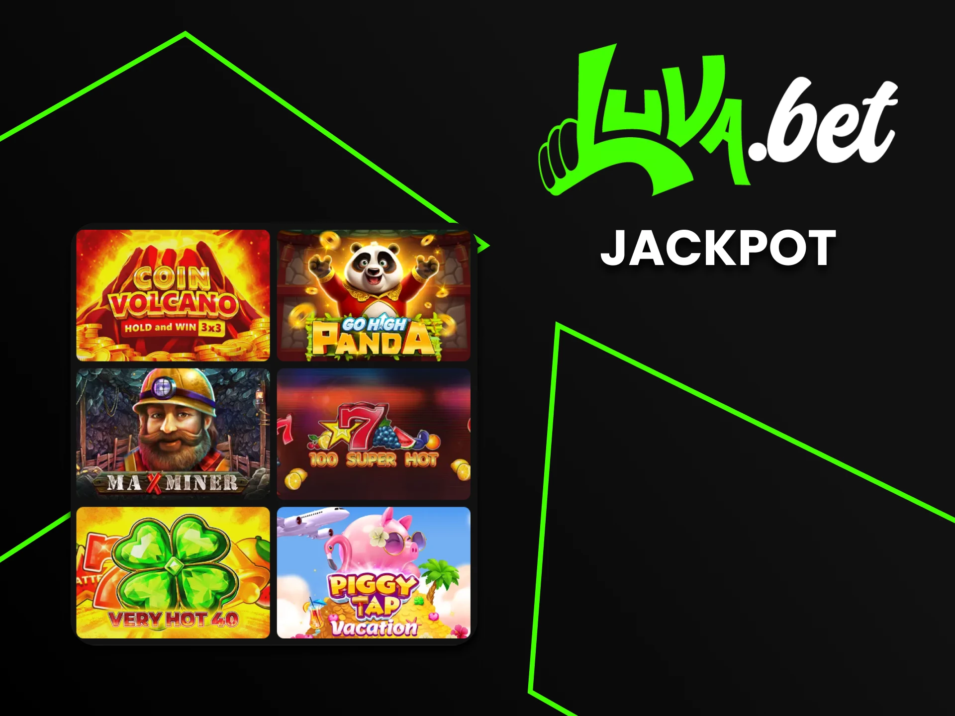 Jacpot é ideal para jogos no Luvabet.